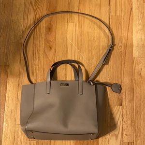 Kate Spade like new grey leather purse
